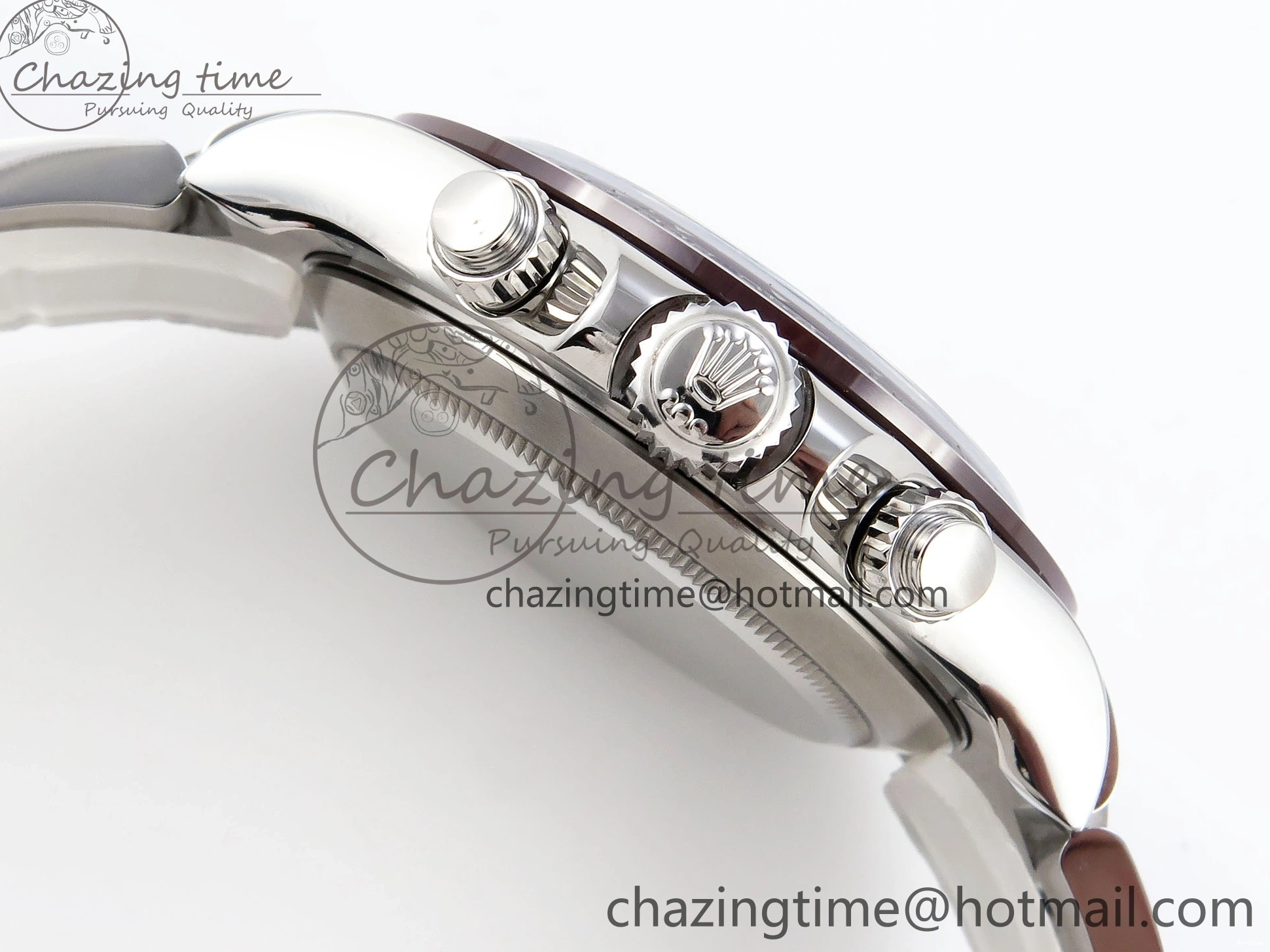 MiroTime 0307 TimelessDesign DAYTONA 116506 SS OMF BEST EDITION ICE BLUE DIAL ON SS BRACELET A7750 (SLIM MOVEMENT) 1811